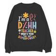 Special Education ASL Teacher Superpower DHH Teacher Women Crewneck Sweatshirt, novelty gifts, funny gifts Special Education ASL Teacher Superpower DHH Teacher Women Crewneck Sweatshirt, novelty gifts, funny gifts
