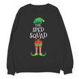 SPED Squad Elf Teacher Matching Christmas Party Pajama Women Crewneck Sweatshirt, novelty gifts, funny gifts