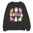 SPED Teacher Halloween Spooky Special Education Team Men Women Kids Women Crewneck Sweatshirt, novelty gifts, funny gifts SPED Teacher Halloween Spooky Special Education Team Men Women Kids Women Crewneck Sweatshirt, novelty gifts, funny gifts