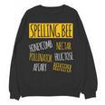 Spelling Bee Halloween Pun Costume Beekeeper Teacher Women Crewneck Sweatshirt, novelty gifts, funny gifts