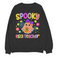 Spooky ESOL Teacher Halloween ESOL Teaching Coquette Women Crewneck Sweatshirt, novelty gifts, funny gifts Spooky ESOL Teacher Halloween ESOL Teaching Coquette Women Crewneck Sweatshirt, novelty gifts, funny gifts