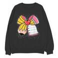 Student Teacher Coquette Bow Pencil Back To School First Day Women Crewneck Sweatshirt, novelty gifts, funny gifts Student Teacher Coquette Bow Pencil Back To School First Day Women Crewneck Sweatshirt, novelty gifts, funny gifts
