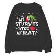 My Students Stole My Heart School Teacher Christmas Men Women Kids Women Crewneck Sweatshirt, novelty gifts, funny gifts