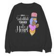 Being A Substitute Teacher Substitute Teaching Women Crewneck Sweatshirt, novelty gifts, funny gifts Being A Substitute Teacher Substitute Teaching Women Crewneck Sweatshirt, novelty gifts, funny gifts