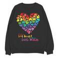 It Takes a Big Heart To Shape Little Minds Teacher Women Crewneck Sweatshirt, novelty gifts, funny gifts It Takes a Big Heart To Shape Little Minds Teacher Women Crewneck Sweatshirt, novelty gifts, funny gifts