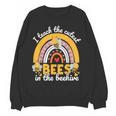 I Teach The Cutest Bees In The Beehive Teachers Day Women Crewneck Sweatshirt, novelty gifts, funny gifts I Teach The Cutest Bees In The Beehive Teachers Day Women Crewneck Sweatshirt, novelty gifts, funny gifts