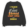 I Teach The Cutest Candy Corn In The Patch Teacher Halloween Women Crewneck Sweatshirt, novelty gifts, funny gifts I Teach The Cutest Candy Corn In The Patch Teacher Halloween Women Crewneck Sweatshirt, novelty gifts, funny gifts