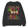 I Teach The Cutest Owls Christmas Or Teachers Day Women Crewneck Sweatshirt, novelty gifts, funny gifts I Teach The Cutest Owls Christmas Or Teachers Day Women Crewneck Sweatshirt, novelty gifts, funny gifts