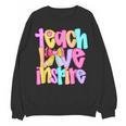 Teach Love Inspire Preppy Back To School Teacher Women Women Crewneck Sweatshirt, novelty gifts, funny gifts Teach Love Inspire Preppy Back To School Teacher Women Women Crewneck Sweatshirt, novelty gifts, funny gifts
