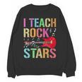 I Teach Rockstars Band Vibes Teacher Rocks My Music Teaching Women Crewneck Sweatshirt, novelty gifts, funny gifts I Teach Rockstars Band Vibes Teacher Rocks My Music Teaching Women Crewneck Sweatshirt, novelty gifts, funny gifts