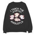 I Teach The Smartest Axolotls Cute Teacher Axolotl Women Crewneck Sweatshirt, novelty gifts, funny gifts I Teach The Smartest Axolotls Cute Teacher Axolotl Women Crewneck Sweatshirt, novelty gifts, funny gifts
