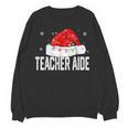 Teacher Aide Christmas Women Family Matching Group Xmas Women Crewneck Sweatshirt, novelty gifts, funny gifts Teacher Aide Christmas Women Family Matching Group Xmas Women Crewneck Sweatshirt, novelty gifts, funny gifts