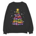 Teacher Crayon Christmas Tree Lights Student School Xmas Women Crewneck Sweatshirt, novelty gifts, funny gifts Teacher Crayon Christmas Tree Lights Student School Xmas Women Crewneck Sweatshirt, novelty gifts, funny gifts