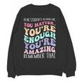 Teacher Dear Students Behind Me 1st Day Of School On Back Women Crewneck Sweatshirt, novelty gifts, funny gifts Teacher Dear Students Behind Me 1st Day Of School On Back Women Crewneck Sweatshirt, novelty gifts, funny gifts