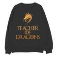 Teacher Of Dragons For Teachers Top Tee T-Shirt Women Crewneck Sweatshirt, novelty gifts, funny gifts