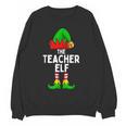 Teacher Elf Matching Family Christmas Women Men Women Crewneck Sweatshirt, novelty gifts, funny gifts