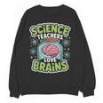 Teacher Halloween Costume Science Teachers Love Brains Women Crewneck Sweatshirt, novelty gifts, funny gifts Teacher Halloween Costume Science Teachers Love Brains Women Crewneck Sweatshirt, novelty gifts, funny gifts