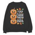 Teacher Halloween Tshirts I Teach The Cutest Pumpkins Women Crewneck Sweatshirt, novelty gifts, funny gifts Teacher Halloween Tshirts I Teach The Cutest Pumpkins Women Crewneck Sweatshirt, novelty gifts, funny gifts