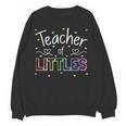 Teacher Of Littles Daycare Pre-k Kindergarten Teacher Women Crewneck Sweatshirt, novelty gifts, funny gifts Teacher Of Littles Daycare Pre-k Kindergarten Teacher Women Crewneck Sweatshirt, novelty gifts, funny gifts