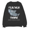 Teacher Shark Shirt Christmas Idea For Him Her Women Crewneck Sweatshirt, novelty gifts, funny gifts