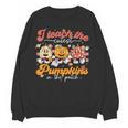 Teacher I Teach The Cutest Pumpkins In The Patch Fall Autumn Women Crewneck Sweatshirt, novelty gifts, funny gifts Teacher I Teach The Cutest Pumpkins In The Patch Fall Autumn Women Crewneck Sweatshirt, novelty gifts, funny gifts
