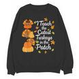 Teacher Thanksgiving I Teach The Cutest Turkeys In The Patch Women Crewneck Sweatshirt, novelty gifts, funny gifts Teacher Thanksgiving I Teach The Cutest Turkeys In The Patch Women Crewneck Sweatshirt, novelty gifts, funny gifts