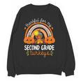 Teacher Thanksgiving Thankful For My Second Grade Turkeys Women Crewneck Sweatshirt, novelty gifts, funny gifts Teacher Thanksgiving Thankful For My Second Grade Turkeys Women Crewneck Sweatshirt, novelty gifts, funny gifts