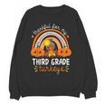 Teacher Thanksgiving Thankful For My Third Grade Turkeys Women Crewneck Sweatshirt, novelty gifts, funny gifts Teacher Thanksgiving Thankful For My Third Grade Turkeys Women Crewneck Sweatshirt, novelty gifts, funny gifts