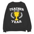 Teacher Of The Year For Men Women Women Crewneck Sweatshirt, novelty gifts, funny gifts Teacher Of The Year For Men Women Women Crewneck Sweatshirt, novelty gifts, funny gifts
