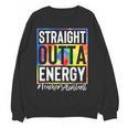 Teacher's Assistant Straight Outta Energy Teaching Tie Dye For Men Women Women Crewneck Sweatshirt, novelty gifts, funny gifts