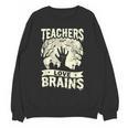 Teachers Love Brains Halloween Costume Boo Trick Teach Women Crewneck Sweatshirt, novelty gifts, funny gifts Teachers Love Brains Halloween Costume Boo Trick Teach Women Crewneck Sweatshirt, novelty gifts, funny gifts