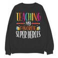 Teaching My Favorite Superheros Men Women SPED Teacher Women Crewneck Sweatshirt, novelty gifts, funny gifts Teaching My Favorite Superheros Men Women SPED Teacher Women Crewneck Sweatshirt, novelty gifts, funny gifts