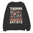 Teaching Future Artists For Art Teachers And Lovers For Men Women Girls Kids Women Crewneck Sweatshirt, novelty gifts, funny gifts Teaching Future Artists For Art Teachers And Lovers For Men Women Girls Kids Women Crewneck Sweatshirt, novelty gifts, funny gifts