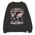Teaching Multilingual Minds Learners English ESL Teacher Women Crewneck Sweatshirt, novelty gifts, funny gifts Teaching Multilingual Minds Learners English ESL Teacher Women Crewneck Sweatshirt, novelty gifts, funny gifts
