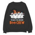 Team 5th Grade Boo Crew Halloween Teacher Student Costume Women Crewneck Sweatshirt, novelty gifts, funny gifts Team 5th Grade Boo Crew Halloween Teacher Student Costume Women Crewneck Sweatshirt, novelty gifts, funny gifts