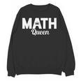 TeeArt Math Mathematics Queen Math Teacher Women Crewneck Sweatshirt, novelty gifts, funny gifts TeeArt Math Mathematics Queen Math Teacher Women Crewneck Sweatshirt, novelty gifts, funny gifts