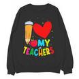Teens Graduation I Heart My Teachers I Love My Teachers Women Crewneck Sweatshirt, novelty gifts, funny gifts Teens Graduation I Heart My Teachers I Love My Teachers Women Crewneck Sweatshirt, novelty gifts, funny gifts