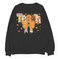 Thanksgiving Teacher Pencil Bow One Thankful Teacher Fall Women Crewneck Sweatshirt, novelty gifts, funny gifts Thanksgiving Teacher Pencil Bow One Thankful Teacher Fall Women Crewneck Sweatshirt, novelty gifts, funny gifts