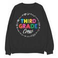 Third Grade Crew First Day Of School 3rd Grade Teacher Women Crewneck Sweatshirt, novelty gifts, funny gifts