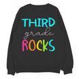 Third Grade Rocks Shirt Team 3rd Grade Teacher Women Crewneck Sweatshirt, novelty gifts, funny gifts Third Grade Rocks Shirt Team 3rd Grade Teacher Women Crewneck Sweatshirt, novelty gifts, funny gifts