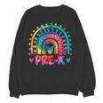 Tie Dye Prek Teacher Rainbow Preschool Back To School Girl Women Crewneck Sweatshirt, novelty gifts, funny gifts Tie Dye Prek Teacher Rainbow Preschool Back To School Girl Women Crewneck Sweatshirt, novelty gifts, funny gifts
