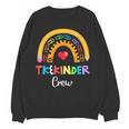 TK And Kinder Crew TK Teacher Transitional Kindergarten PreK Women Crewneck Sweatshirt, novelty gifts, funny gifts TK And Kinder Crew TK Teacher Transitional Kindergarten PreK Women Crewneck Sweatshirt, novelty gifts, funny gifts