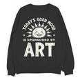 Today’s Good Mood Is Sponsored By Art Teacher Sun Tee Women Crewneck Sweatshirt, novelty gifts, funny gifts Today’s Good Mood Is Sponsored By Art Teacher Sun Tee Women Crewneck Sweatshirt, novelty gifts, funny gifts