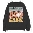 Toddler Teacher Boo Crew Ghost Groovy Halloween For Women Women Crewneck Sweatshirt, novelty gifts, funny gifts Toddler Teacher Boo Crew Ghost Groovy Halloween For Women Women Crewneck Sweatshirt, novelty gifts, funny gifts