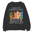 History Teacher I Read The Constitution For The Articles For Men Women Women Crewneck Sweatshirt, novelty gifts, funny gifts