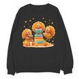 Turkey Read Books Reading Fall Thanksgiving Teacher Women Crewneck Sweatshirt, novelty gifts, funny gifts Turkey Read Books Reading Fall Thanksgiving Teacher Women Crewneck Sweatshirt, novelty gifts, funny gifts