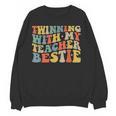 Twin Day Friends Teacher Twinning With My Bestie Matching Women Crewneck Sweatshirt, novelty gifts, funny gifts Twin Day Friends Teacher Twinning With My Bestie Matching Women Crewneck Sweatshirt, novelty gifts, funny gifts