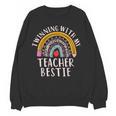 Twinning With My Teacher Bestie Spirit Week Girls Day Kids Women Crewneck Sweatshirt, novelty gifts, funny gifts Twinning With My Teacher Bestie Spirit Week Girls Day Kids Women Crewneck Sweatshirt, novelty gifts, funny gifts