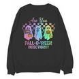 Vintage Are You Fall O Ween Directions Teacher Halloween Women Crewneck Sweatshirt, novelty gifts, funny gifts