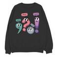 Wait What Stop It I Agree Grammar English Teacher Women Crewneck Sweatshirt, novelty gifts, funny gifts